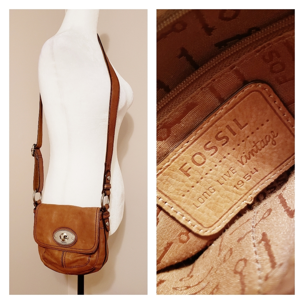 Fossil | Leather Long Live Vintage Crossbody Bag